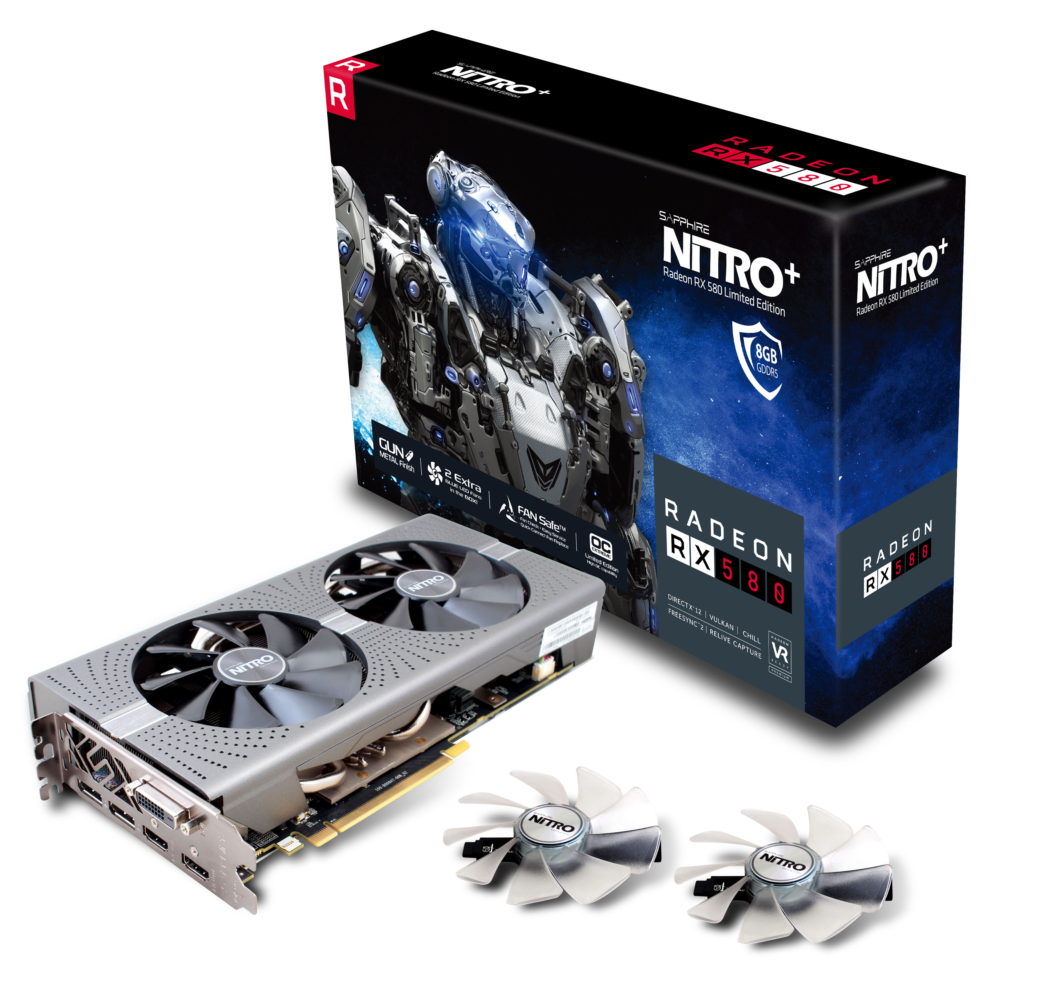 SAPPHIRE Debuts NITRO Radeon RX 580 Limited Edition for Demanding