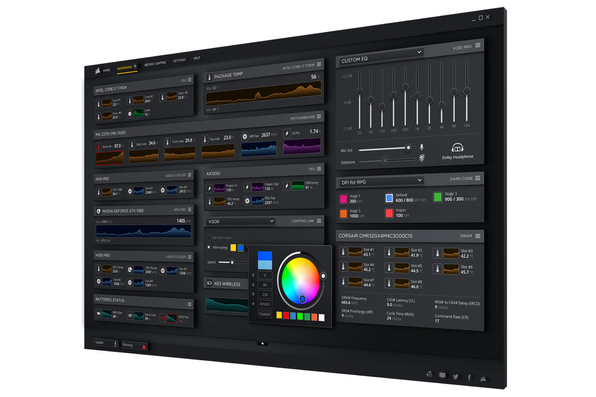 Introducing CORSAIR iCUE Intelligent Control, Unlimited ...