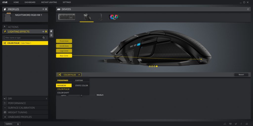 corsair nightsword rgb zones