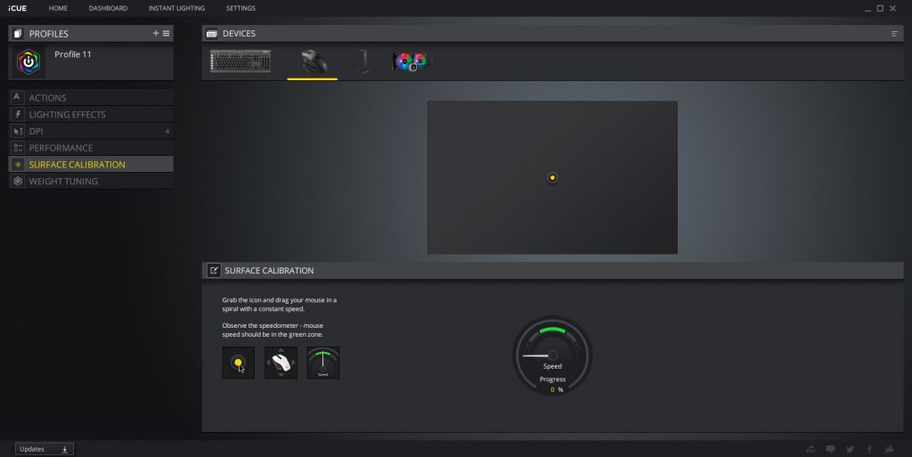 corsair nightsword surface calibration