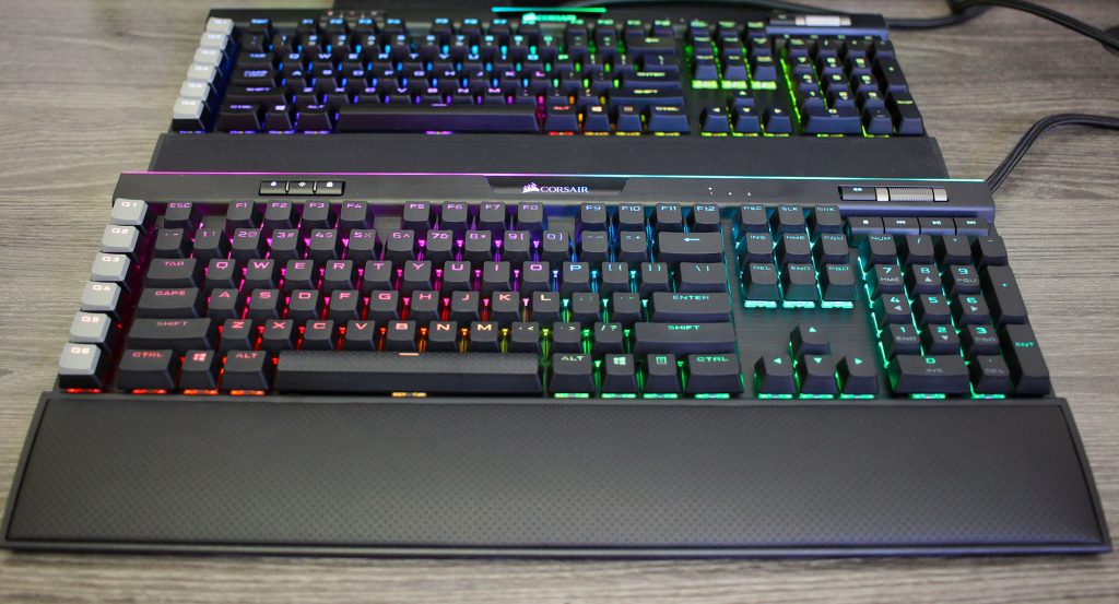 K95 RGB Platinum XT duo old and the new