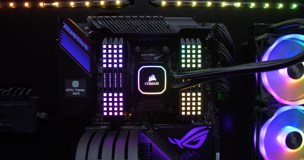CORSAIR now with Lighting Control for ASUS Aura Sync RGB -