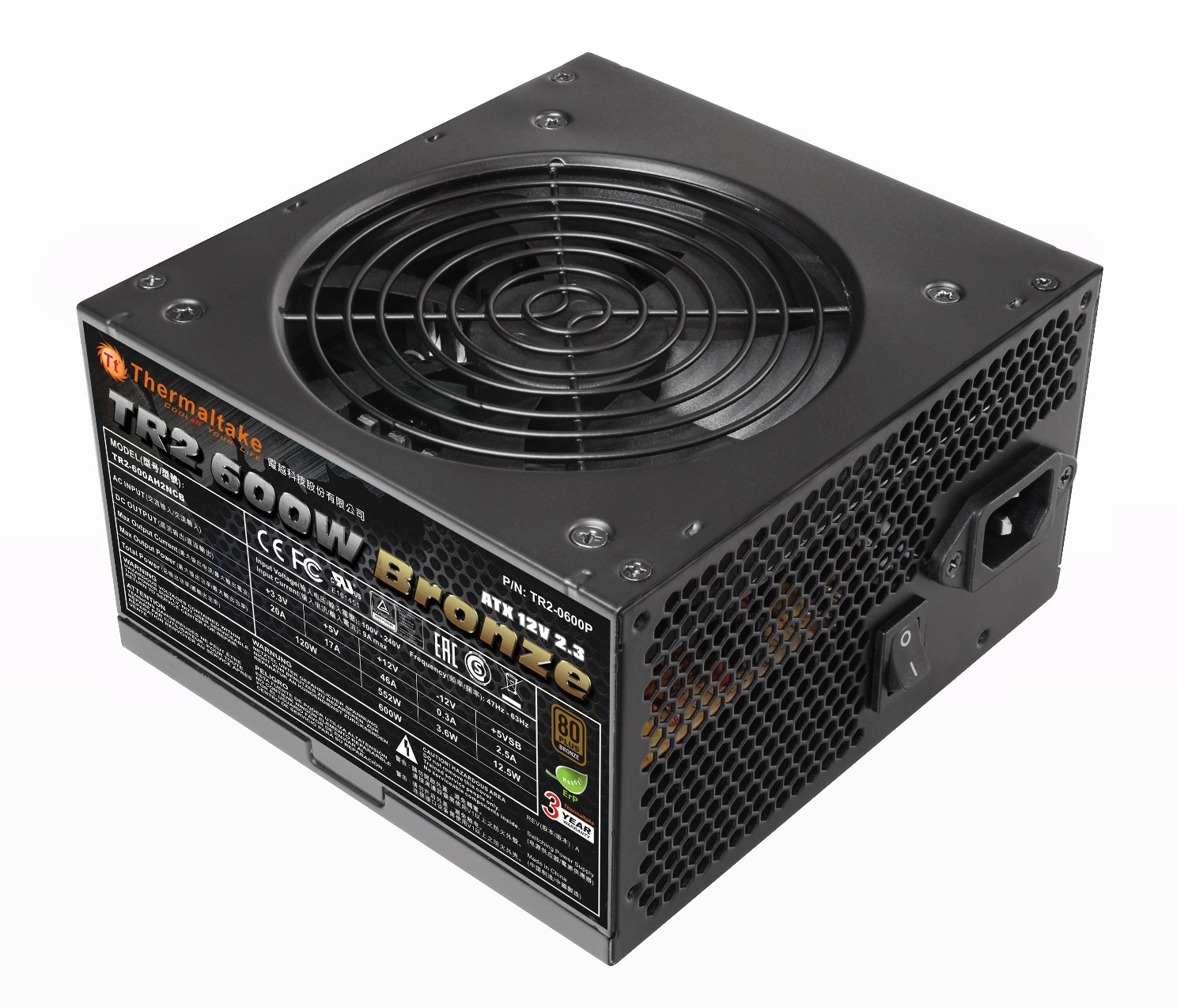 The New Thermaltake TR2 Bronze Series 450W, 500W, and 600W Power Supply Units TheOverclocker