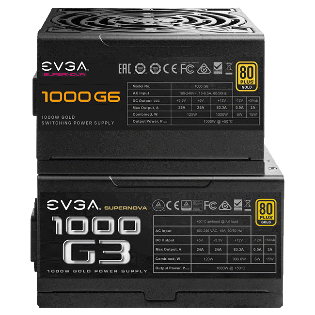 EVGA SuperNOVA G6 & G3