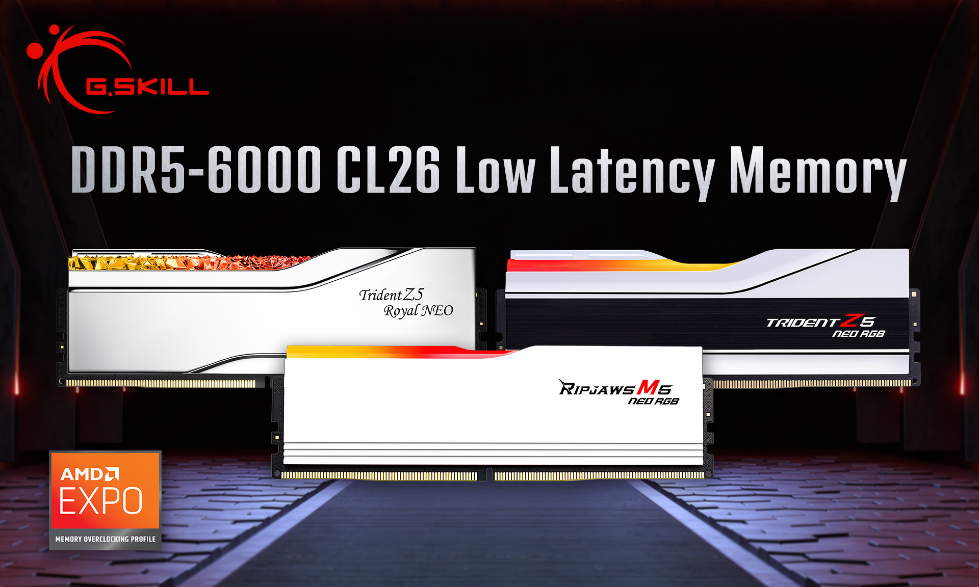 G.SKILL Releases Low Latency DDR5-6000 CL26 & CL28 Memory -